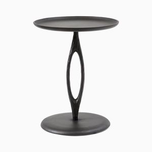 Mesa Auxiliar de Hierro en Forma de C Contemporánea con Tapa Redonda Elegante para un Estilo Moderno junto al Sofá y un Diseño Funcional - Product Image 6