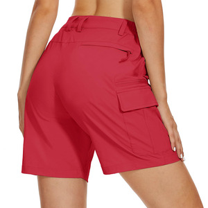 Meilleur design Short cargo Séchage rapide Classique Été Quotidien Mode décontractée Couleur unie Short respirant pour femmes - Product Image 2