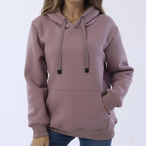 Sudaderas con capucha de lana de punto de manga larga de Color sólido en blanco para mujer y sudaderas con capucha para mujer primavera Otoño Invierno - Product Image 4