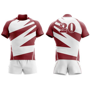 Uniforme de Rugby para Hombre Transpirable de Moda, 100% Algodón, Venta al por Mayor, Personalizado, Precio Bajo, Uniforme de Rugby Sublimado para Hombre - Product Image 3