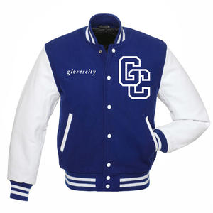 Haute Qualité GANTS Ville Personnalisé Homme Baseball Surdimensionné Varsity Veste Saison D'hiver Lettre Motif Couleur Personnalisée - Product Image 1