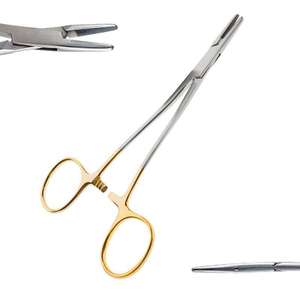 Pince porte-aiguille chirurgicale en acier, modèle Kilner, la plus vendue, TC 13,5 cm, forme baïonnette, pour maintien des sutures, certifiée CE, SurgiRight - Product Image 1