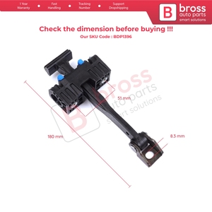 BDP1396ตรวจสอบหน้าประตูหน้า lci 2012-2019สายลิมิตเตอร์สำหรับ3ชุด F30 F31 F80 F35 M3 lci-51217446717 - Product Image 5