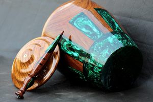 Rosewood Urns <b>for</b> <b>Ashes</b> Adult Male/Female - Real Wood Urns <b>for</b> Human <b>Ashes</b> Adult- Cremation Urns <b>for</b> Adult <b>Ashes</b>, Personalized - Product Image 4