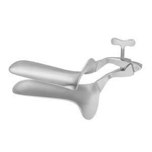 Instrument de gynécologie en acier inoxydable de spéculum vaginal manuel de vente chaude avec le prix bon marché - Product Image 1