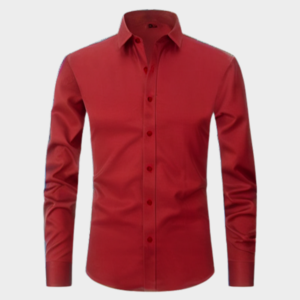 เสื้อเชิ้ตแขนยาวลำลองสำหรับผู้ชาย, เสื้อเชิ้ตสไตล์ธุรกิจผ้าฝ้ายมีกระดุมพิมพ์ลายถักเสื้อผ้าแนวสตรีทไซส์ XL 6XL - Product Image 1