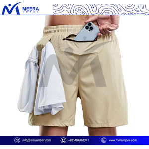 Logo personnalisé Shorts de sport GYM Fitness Workout Sport classique respirant Shorts décontractés été hommes maille Gym Shorts décontractés - Product Image 2