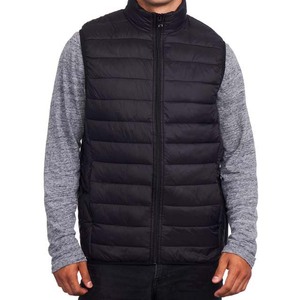 Chaleco Acolchado de Invierno con Cuello Alto, Impermeable y Transpirable, con Logotipo Frontal Personalizable, Talla y Diseño Personalizables, Chaqueta Casual para Hombre - Product Image 1