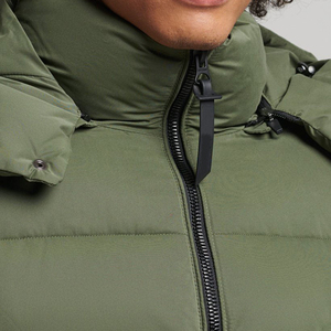 Veste sans manches matelassée pour homme, chaude pour l'hiver, d'extérieur, rembourrée, doublée de polaire épaisse, veste d'extérieur pour homme - Product Image 5