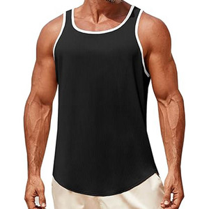 Gym Wear <b>Men</b> Workout Tank Tops Athletic Sleeveless <b>Singlet</b> Vintage Regular Fit Fitness Training Vests <b>Men</b> Tank Top - Product Image 2