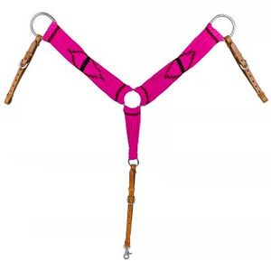 Venta caliente hilo trenzado Rosa tejido de lana de algodón Material occidental ecuestre caballo colorido cuello de pecho/coraza - Product Image 1