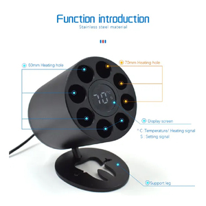Calentador Eléctrico Compuesto de Plástico y Metal, Maquinaria y Fuente de Energía Eléctrica - Product Image 1