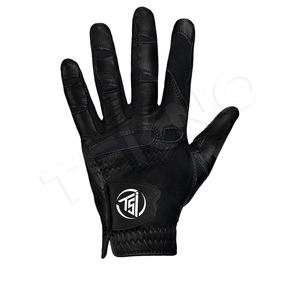 Guante de golf de cuero blanco con rayas de colores en Wristtr - Product Image 5