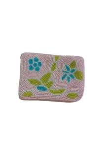 Porte-monnaie élégant fait à la main en Inde, orné de perles et de broderies, portefeuille pour femmes de créateurs au meilleur prix - Product Image 6