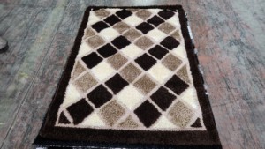 Alfombra Adiva Moderna de Pelo Largo con Diseño de Rompecabezas, Resistente a las Manchas, Fabricada a Máquina, de Poliéster, para Uso Comercial en Sala de Estar - Product Image 3