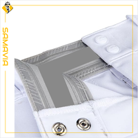 SAMAVIA Industry Pantalon Capri de baseball court pour hommes Design personnalisé, vêtements de sport 3/4, grandes tailles coutures de qualité supérieure