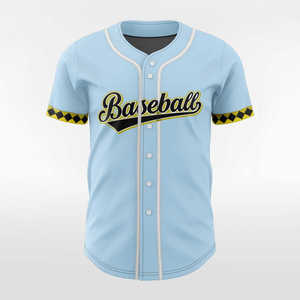 Jersey de béisbol con botones y degradado personalizado para hombres y mujeres, camiseta de entrenamiento para jóvenes con logotipo de número de nombre impreso cosido incluido - Product Image 5