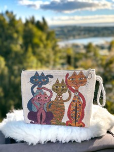 Bolso Monedero Pequeño de Tela con Bordado a Mano y Estampado DAFNI BIG PAZAR para Mujer, Número de Modelo 67 - Product Image 5