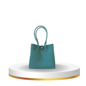 Bolso tejido hecho a mano para mujer ecológico de alta calidad, bolso de moda hecho con materiales reciclados - Product Image 1