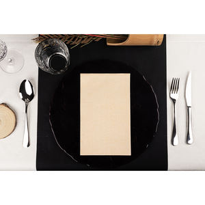 Serviettes imprimées Capri Peach 30x48cm pliées 1/4 Bambulux Eco 480pcs B2B - Product Image 1