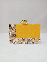 Sac à bandoulière tendance pour soirée, mariage, ou fête nuptiale, fait main, avec design en pierre et résine, pour femme.