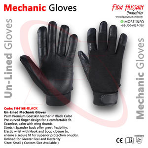 Guantes de trabajo de cuero de piel de cabra de alta calidad, venta al por mayor, mecánico de seguridad de invierno Arbeitshandschuhe para escenas de esquí y exteriores - Product Image 6