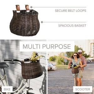Panier de vélo d'extérieur fait main, panier de rangement, vente en gros, écologique, fabriqué au Vietnam - Product Image 5