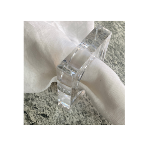 Luxury Acrylic Napkin Ring Wedding <b>Table</b> Decoration Napkin Rings for Carved Design Piece with Sale - Product Image 5