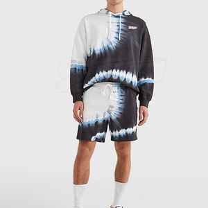 Meilleures ventes Ensemble de sweats à capuche et short pour hommes de grande taille Ensemble de sweats à capuche et de shorts pour hommes personnalisé avec votre propre design - Product Image 3