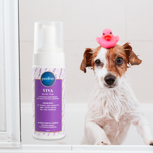 Esencial para el Cuidado de Mascotas, Champú en Espuma sin Enjuague Pawlene Viva para Perros y Gatos con Fragancia Suiza, Sin Parabenos ni Colorantes - Product Image 1