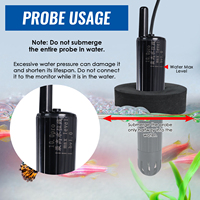pH-mètre intelligent WiFi 8-en-1, testeur de qualité de l'eau multi-paramètres pour pH/TDS/EC/Salinité/ORP/Température pour aquarium, hydroponie, piscine