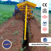 Nueva Zanjadora de Cadena Profesional Montada en Tractor, Marca Allame Kazici, para Campos Agrícolas e Instalación de Cables, Directo de Fábrica, con Certificación CE