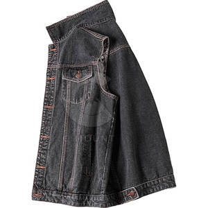 Chaleco vaquero hecho a medida, diseña tu propio chaleco vaquero personalizado para hombre, chaleco vaquero impermeable y transpirable para hombre - Product Image 2