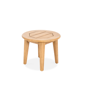 Mesa auxiliar de madera minimalista moderna Muebles de terraza de hotel Mesa auxiliar de teca al aire libre con el mejor precio de fábrica - Product Image 2