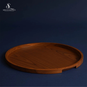 Vente chaude Fabriqué À La Main Moderne En Bois Plateau De Service Nouveau Style Plateau Décoratif pour La Maison Hôtel Ramadan Mariage Diwali - Product Image 5