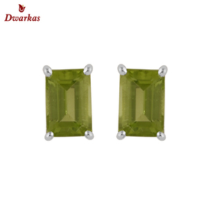 ต่างหูดีไซน์ยอดนิยม925ต่างหูพลอยเพอริดอตเงินสเตอร์ลิงพร้อมส่ง - Product Image 2