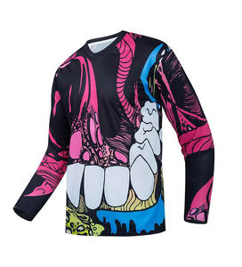 Ropa deportiva de diseño de impresión sublimada de camiseta MTB transpirable profesional personalizada - Product Image 1