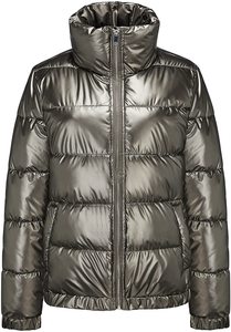 เสื้อแจ็คเก็ตบุนวมสำหรับผู้หญิง,เสื้อกันหนาวบุนวมนุ่มให้ความอบอุ่นในฤดูหนาวมีซิป - Product Image 3