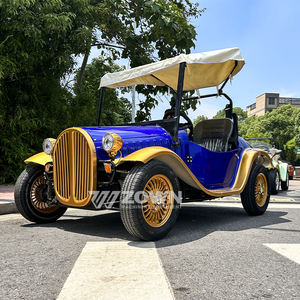 Kendaraan listrik Vintage mewah klasik untuk dewasa 4 roda mobil transportasi khusus kecepatan rendah dengan kanopi - Product Image 2