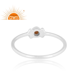 Dernières tendances Bague empilable en argent sterling fin avec perles naturelles Fabricant de bijoux personnalisés - Product Image 4