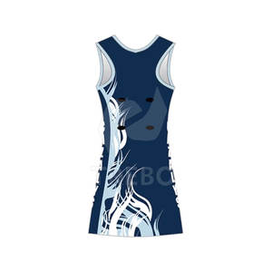 La mejor calidad, el último diseño, 100% poliéster, secado rápido, transpirable, uniforme de netball, venta al por mayor, hecho a medida a bajo precio - Product Image 2