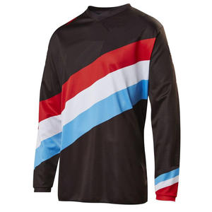 Maillot de motocross de haute qualité unisexe personnalisé nom de l'équipe de course respirant descente moto vêtements de sport pour hommes femmes sublimation - Product Image 5