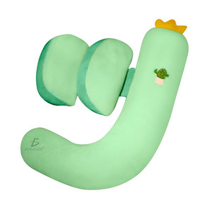 Almohada de Espuma Viscoelástica Ajustable 3 en 1, Cómoda, para Uso Doméstico, en Forma de C, de Seda, Portátil, Refrescante, Longitud 135 cm, para Embarazo - Product Image 1