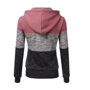 เสื้อฮู้ดซิปมีสไตล์สำหรับผู้หญิงเสื้อฮู้ดแบบ2026ใส่สบายทันสมัยมีฮู้ดสไตล์ล่าสุด - Product Image 6