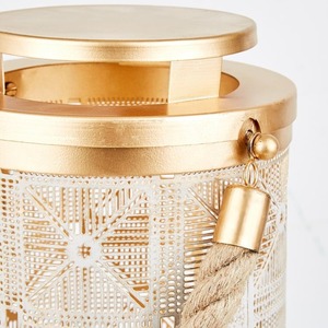 Metal Candle <b>Lanterns</b> Golden Wedding Decoration <b>Lantern</b> Beading <b>Lantern</b> Set at Cheapest Price in India Christmas - Product Image 4