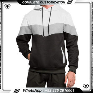 ชุดวอร์มผ้าฝ้ายแบบสวมหัวสำหรับผู้ชายชุดวอร์มทรงโอเวอร์ไซส์แบบกำหนดเอง - Product Image 6