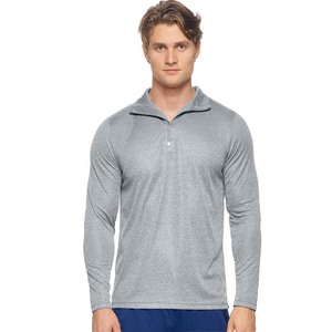 Chaqueta de entrenamiento con cremallera y manga completa con logotipo personalizado para hombre - Product Image 1