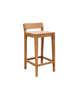 Tabouret de bar traditionnel en bois de teck de haute qualité élégant moderne pour la maison hôtel appartement cuisine meubles de salle à manger pour Villa hôpital - Product Image 2