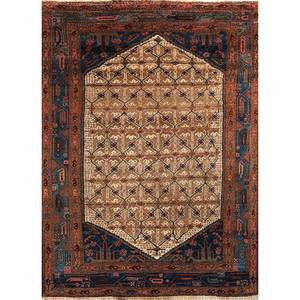 Tapis en laine noué à la main Aalam Gold grande surface, motif médaillon Paem-286, pour la décoration de la maison et du salon, idéal pour les couloirs - Product Image 1