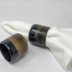 Anneau de serviette en corne de buffle Top Accessoire de luxe Unique Excellente qualité Anneau de serviette en corne de buffle - Product Image 5